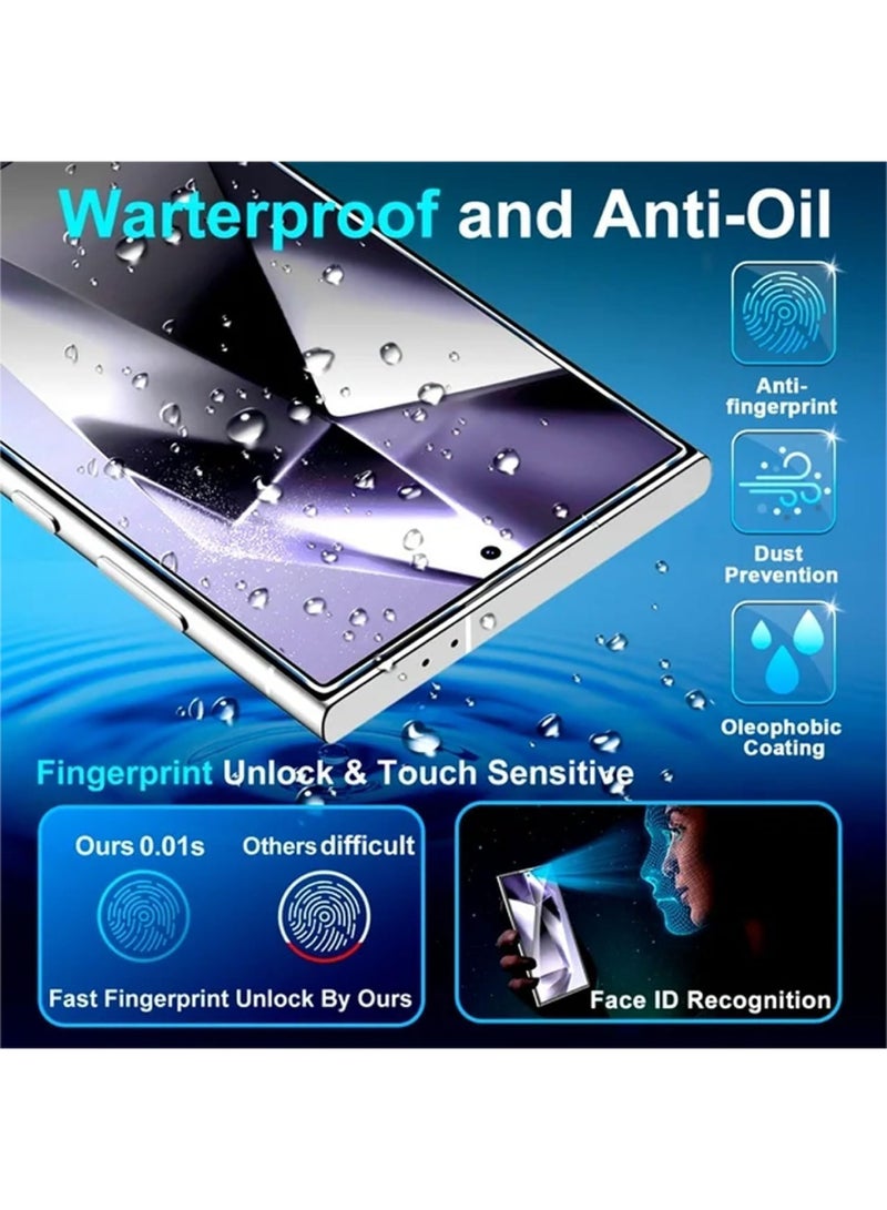 Adando [2+2] Screen Protector For Samsung Galaxy S26 Ultra 5G Tempered Glass with 2 Pack Camera Lens Protector, [Fingerprint Compatible] Touch Sensitive, 9H Hardness Tempered Glass, Case Friendly - Image 2
